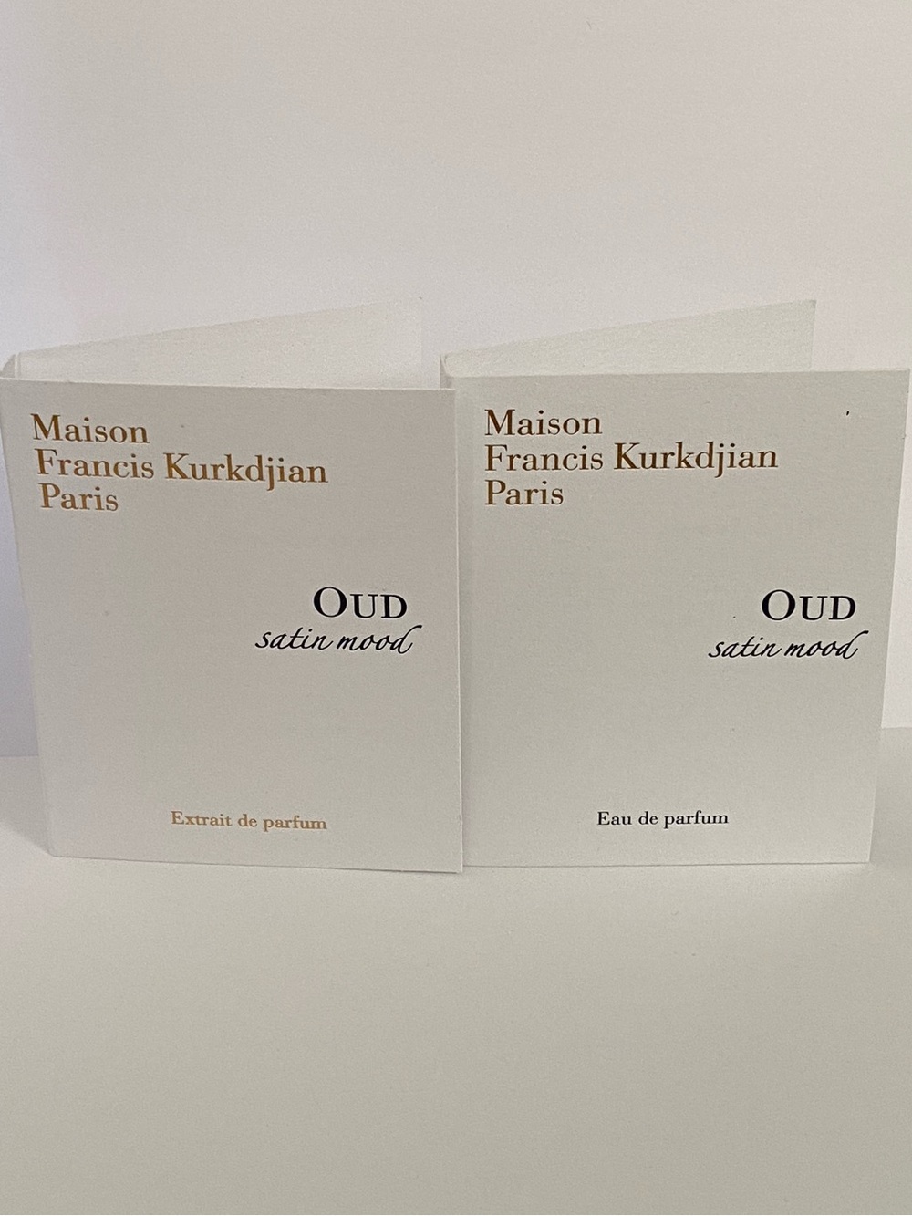 Maison Francis Kurkdjian Oud Satin mood samples